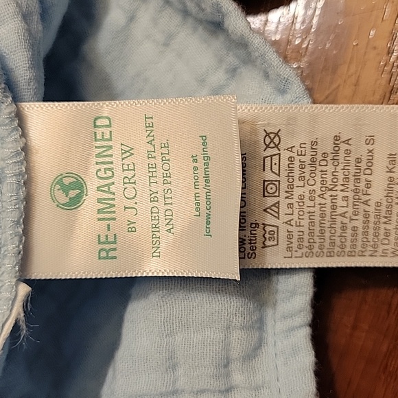 J. Crew Light Blue Tiered Gauzy Maxi Dress Matching Cloth Belt Pockets Size 2 - Picture 6 of 7